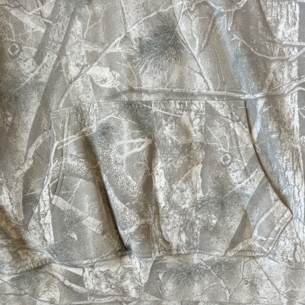 Abercrombie & Fitch Gray Patterned Hoodie Sweater - Picture 2 of 3